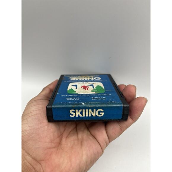 Skiing (Atari 2600, 1980) Activision Cartridge Only Cleaned Tested - Picture 2 of 4